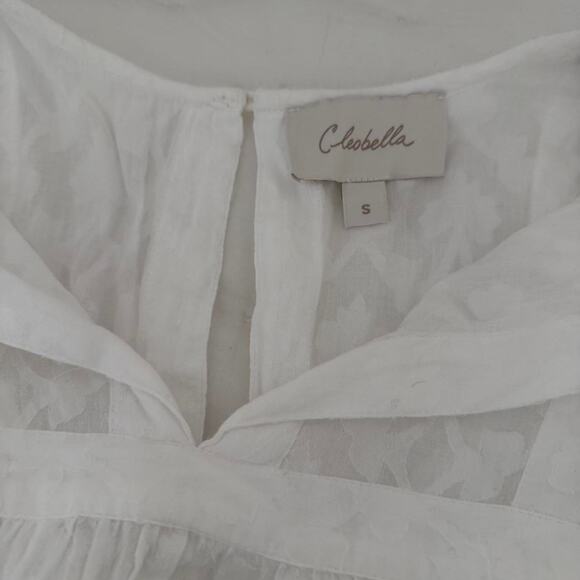 Cleobella Magdalena Mini Dress White - Size S - Picture 2 of 3